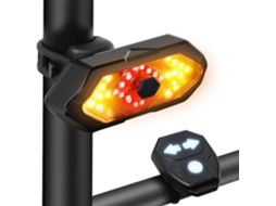 Lurelia Lanterna Traseira, Inteligente Para Bicicleta, Recarregável Via Usb, À Prova D'água Ipx6 E 4 Modos De Iluminação Led, Sensor De Freio