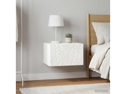 Vidaxl Mesa Lateral De Parede 2 Unid. Branco Brilhante