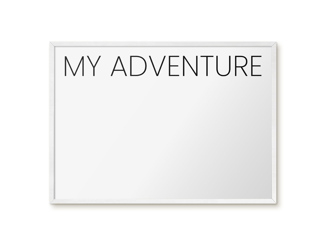 Magnetic Board My Adventure For The Living Room Espelharte (70x50 Cm)