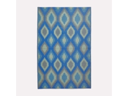 Tapete De Exterior Homescapes Plástico Reversível Amber (azul – 120x180 Cm)