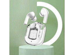 Fones De Ouvido Sem Fio Bluetooth Com Cancelamento De Ruído, Estojo De Carregamento E Visor Led Digital. Ly Ebike