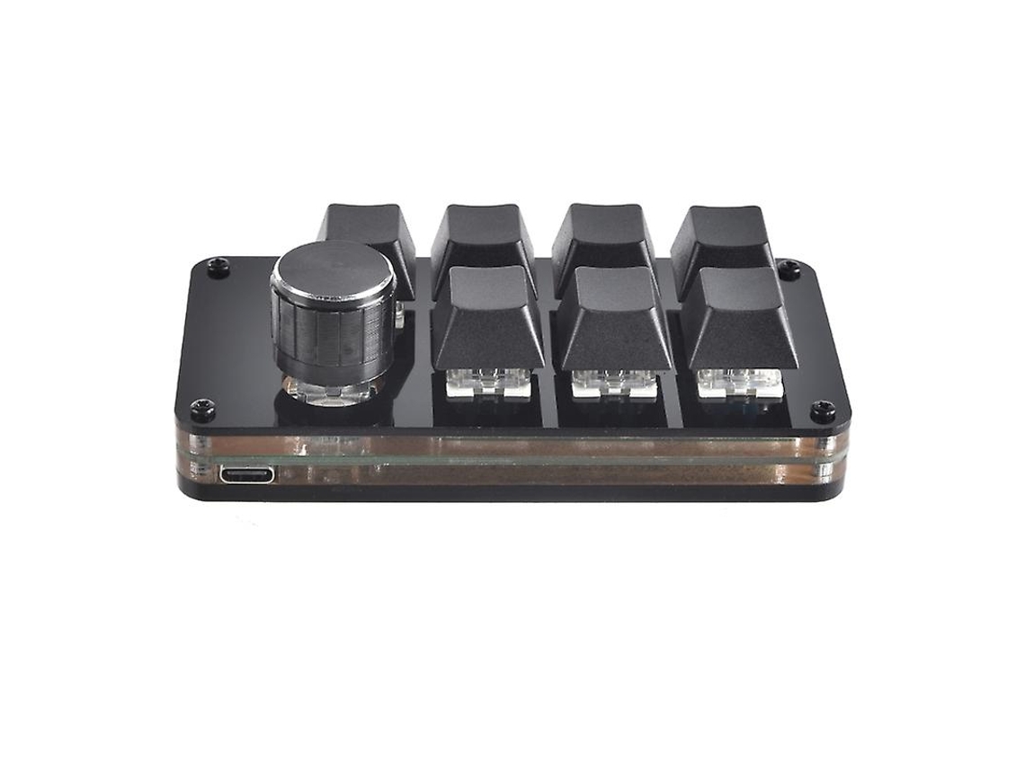 Teclado Gamer Programável Com Teclado Mecânico De 7 Teclas E 1 Botão Everley891