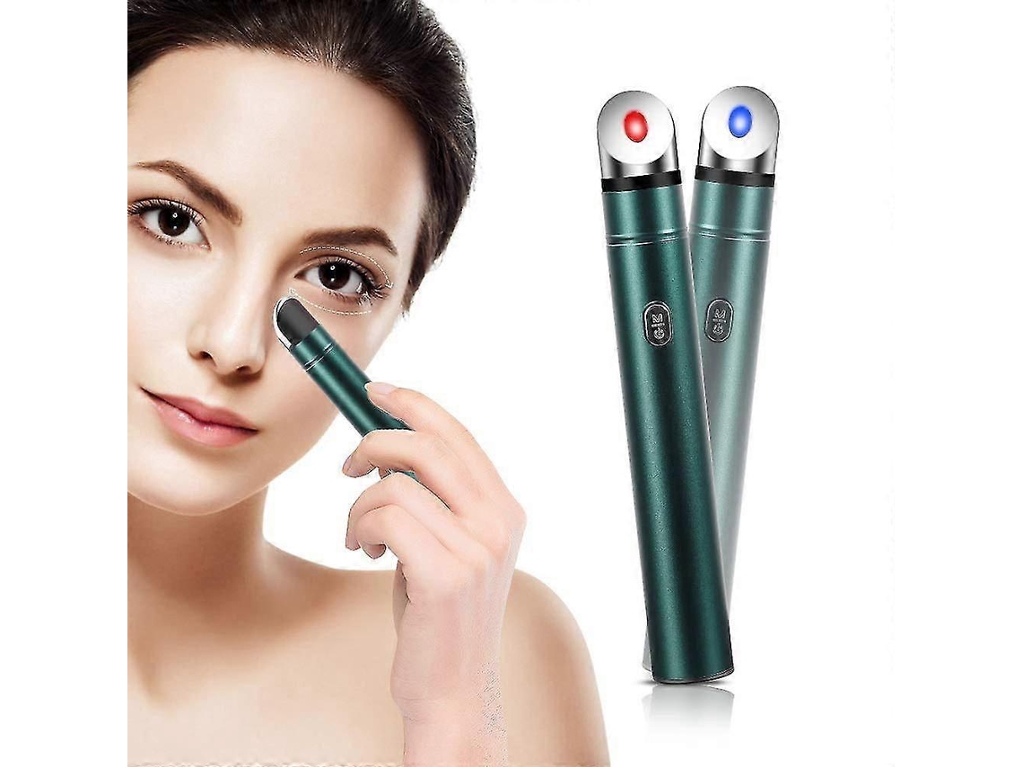 Massageador Ocular Quente E Frio, Varinha Massageadora Facial Para Olhos Com 42 Pontos De Aquecimento