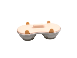 Cozedor De Ovos Duplo(laranja), 1 Unidade, Para Micro, Ondas, Ideal Para Preparar Ovos Cozidos No Vapor De Forma Rápida, Perfeitos E Nutritivos