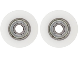 Kit De Substituição Rodas Para Portas Estufa 30mm, Conjunto De Roletes Plástico Com Parafusos E Porcas, Rodas