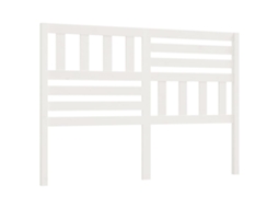 Bed Headboard, Bed Headboards Vidaxl Branco Madeira De Pinho (126 X 100 Cm)