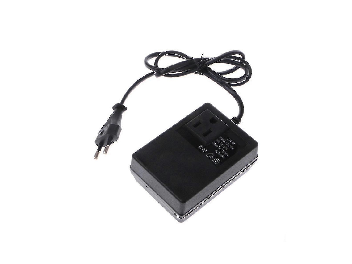 Adaptador De Tomada Europeia Para Viagem Com Transformador Conversor Tensão Ca 200 W(220 V 110)