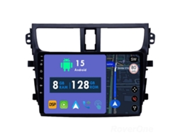Auto Rádio Carro Bluetooth Autoradio 8GB RAM 128G ROM CarPlay Navegação GPS Ecrã Táctil RoverOne para Suzuki Celerio 2015-2018  