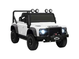 Carro Elétrico para Crianças com Land Rover 12v Controle Remoto Usb Sistema de Suspensão Usb Mp3 Faróis Brancos pt