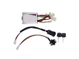 Controlador De Velocidade Para Motor De Corrente Contínua Com Chave De Bloqueio Elétrico 350w Para Bicicletas Elétricas Triciclos Motocicletas