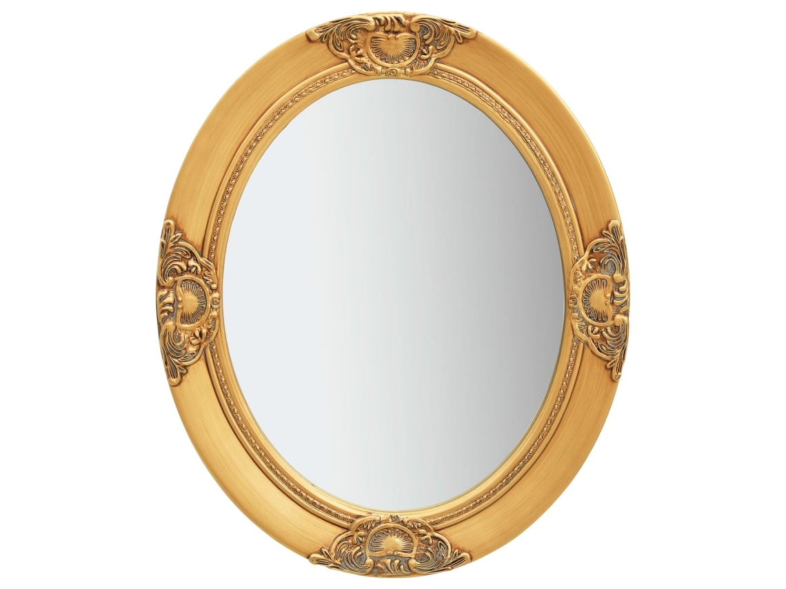 Vidaxl Espelho De Parede Estilo Barroco 50x60 Cm Dourado