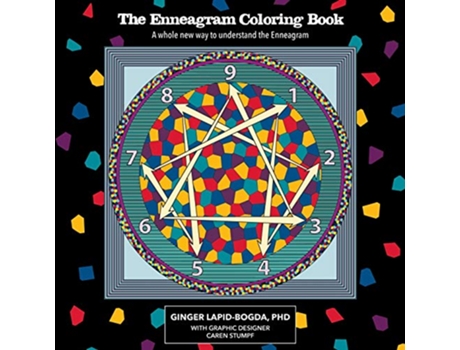 Livro The Enneagram Coloring Book de Ginger LapidBogda PhD (Inglês)