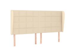 Headboard, Headboards Vidaxl Creme Tecido (163 X 23 X 118/128 Cm)