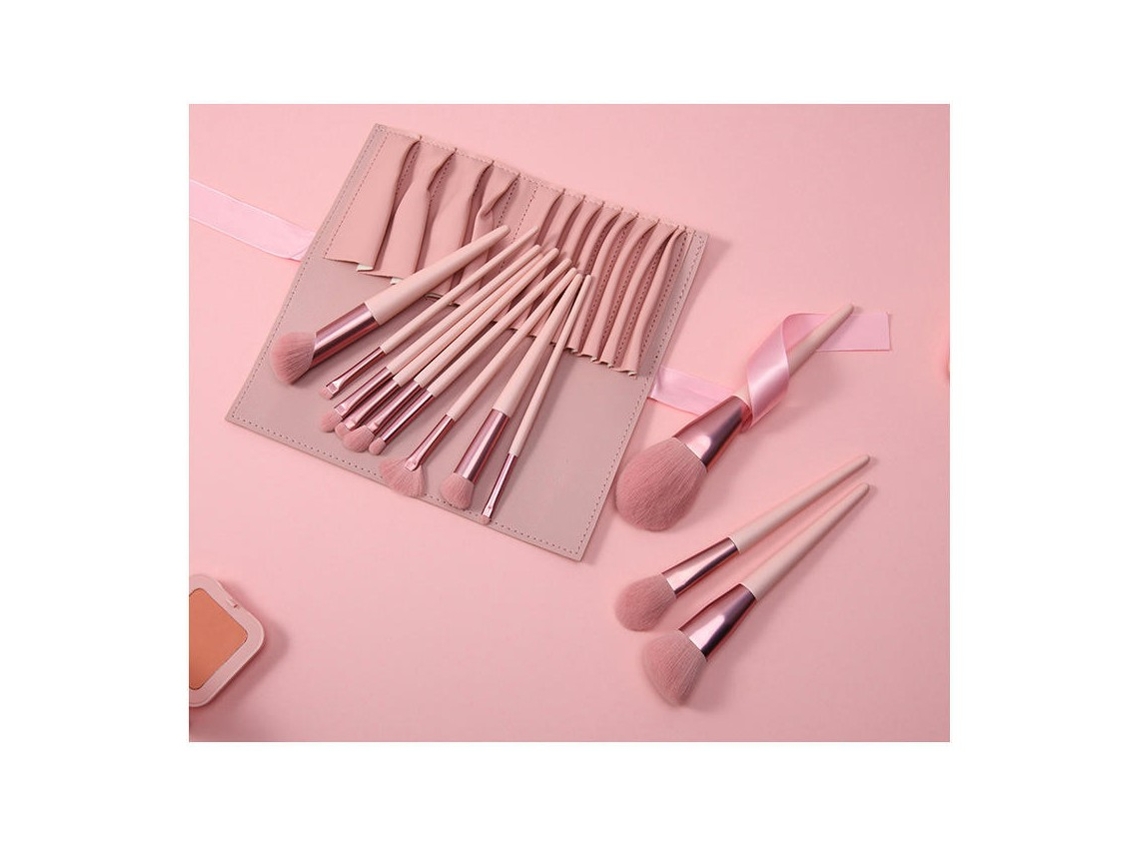 Conjunto de com 12 Peças Base Sintética Premium Pincel para Corretivo e Sombra Conjunto B LUUCOZK