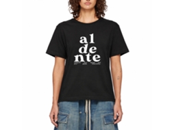 Rockinstone Al Dente Is A Lifestyle Italo Enterprises Black T-shirt Unique Designer Style
