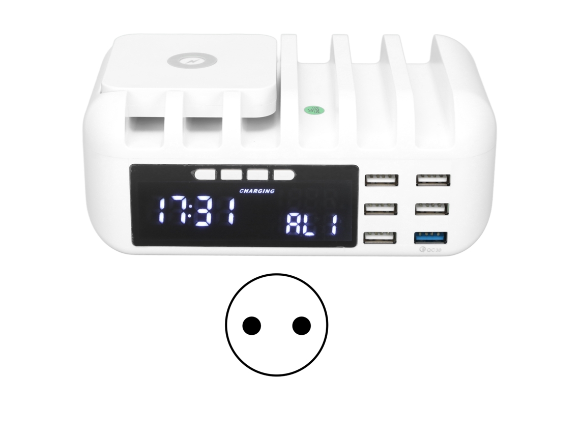 Carregador multifuncional com carregamento rápido e bateria de 590mah EOOCOO