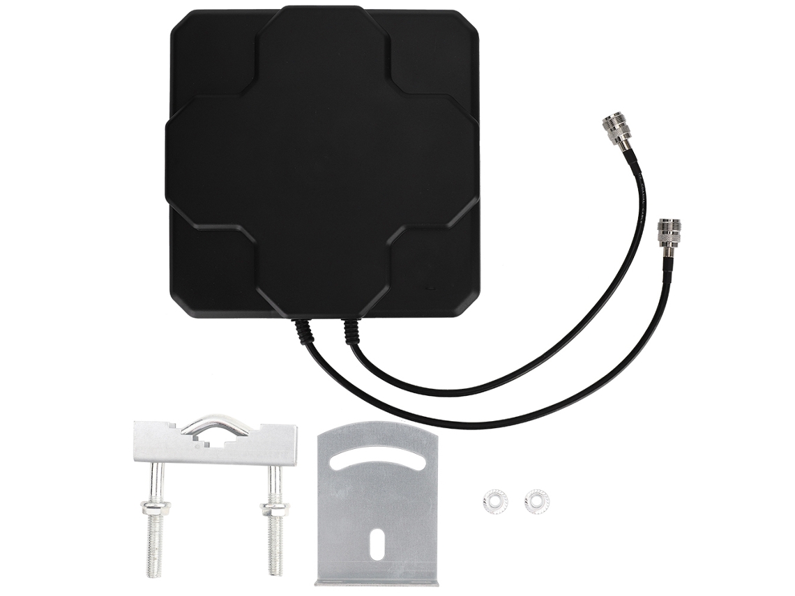 Antena Direcional Plana Externa (alta Ganho 18dbi, 4g Lte)
