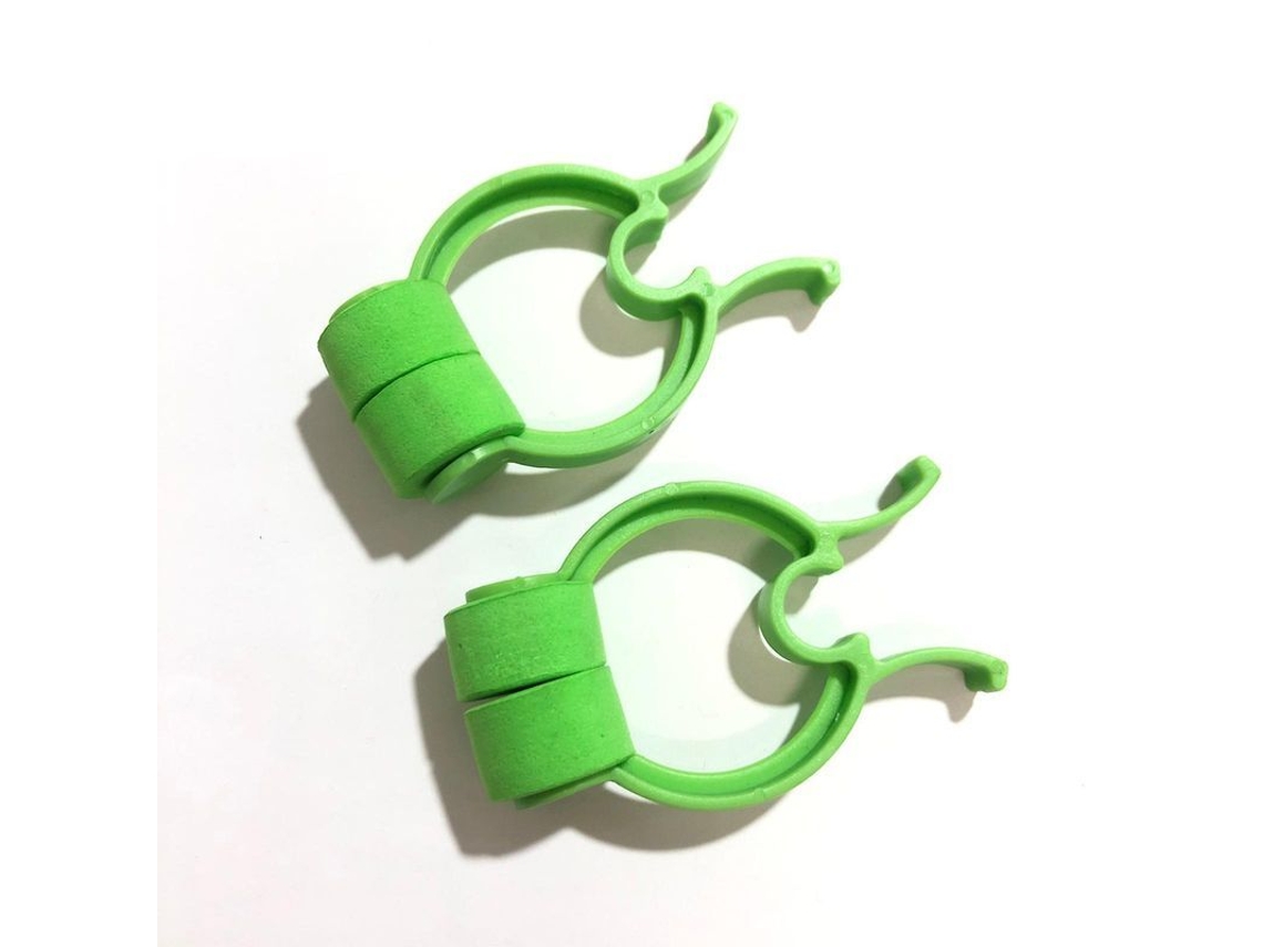 10 Clips Nasais Estanques De Plástico Com Espuma Para Condições Acidentais Ou Emergências 16 Peças Verde
