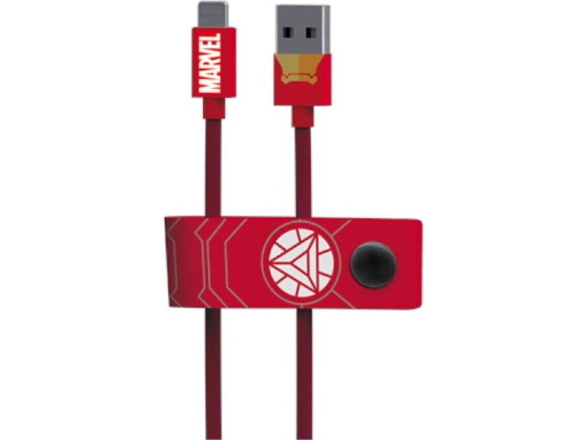 Cabo TRIBE Iron Man (USB - Micro-USB - 1.2m - Vermelho)