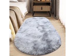 Alfombra Ovalada De Seda Para Dormitorio