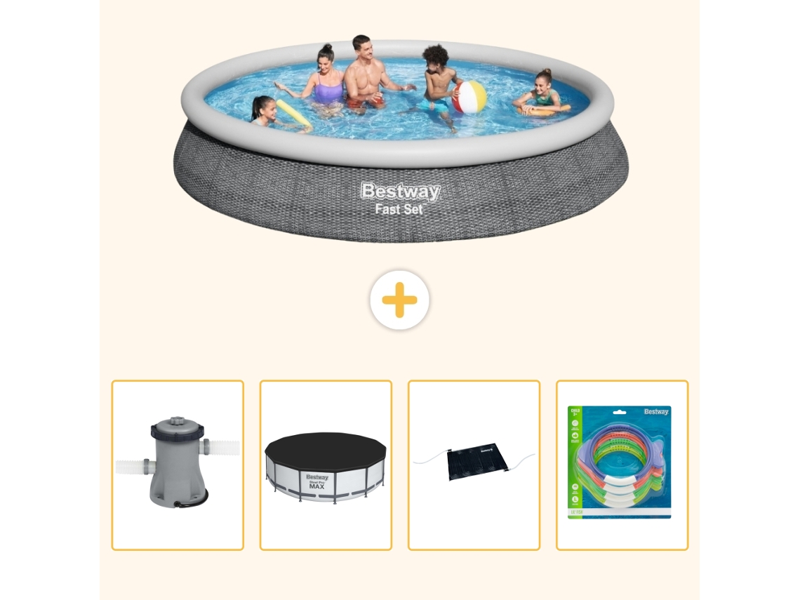 Bestway Piscina Bestway Fast Set Redonda - 457x84 Cm - 5-peças S211