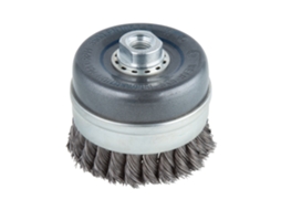 2150000 1 Cepillo De Copa De Alambre De Acero, Ws Trenzado M14 Ø 90 Mm Wolfcraft