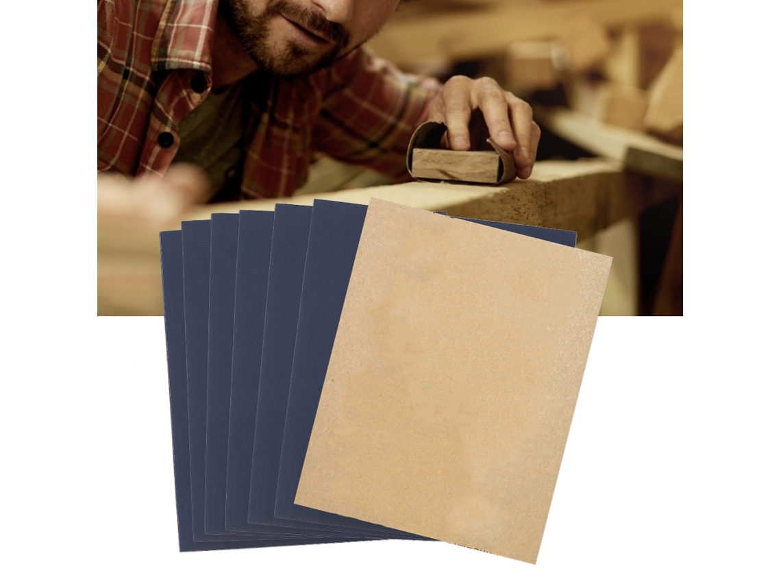 100 Folhas De Papel De Lixa P800 Resistente À Água, Lixa Seca E Úmida, Papel Abrasivo Para Lixar