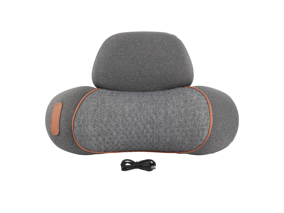 Almofada cervical de espuma de memória com aquecimento USB, 3 níveis S/MARCA