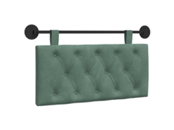 Conjunto 1 Cabeceira Moderna Vidaxl Verde Veludo (100 X 55 X 7 Cm)
