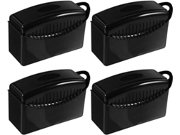 Kit De 4 Peças Para Lavagem Externa Com Aplicador De Esponja Para Rodas E Pneus.