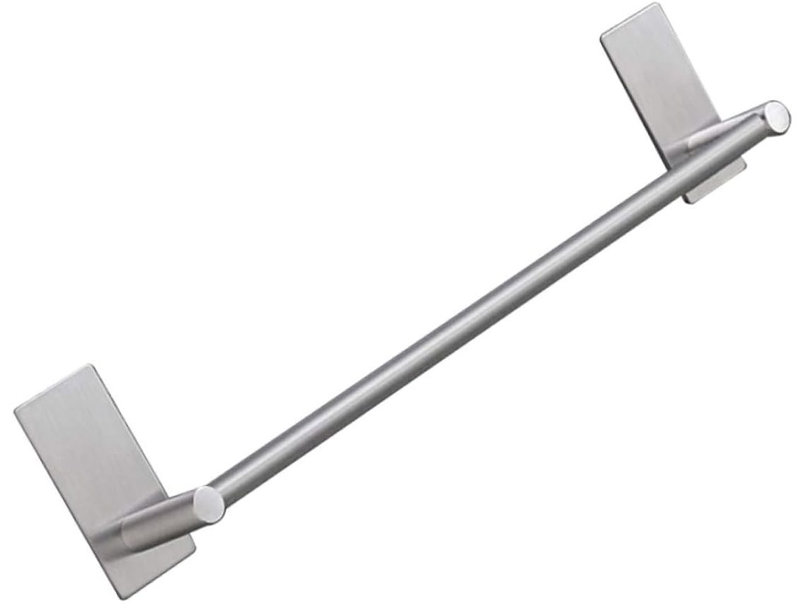 Suporte De Toalha Parede Em Aço Inoxidável, Sem Necessidade De Furar, Com Adesivo, Para Banheiro E Cozinha Resistente