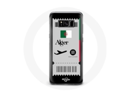 Capa para Samsung Galaxy S8 bilhete de avião Alger