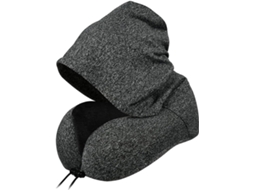 Almofada De Viagem, Almofada De Viagem Com Capuz Para O Pescoço, Confortável Suporte De Espuma Viscoelástica Para A Cabeça E Pescoço.