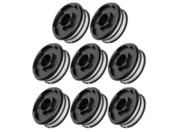 Conjunto De 8 Bobinas De Fio Sobressalentes Tle-02 Para Cortador De Grama Gardenline Glr 450 451 (código 3405685).