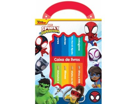 Livro Spidey e a Sua Superequipa - Caixa de Livros de Disney (Português)