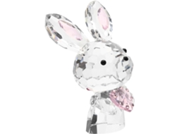 Adorável Coelho Decorativo Cristal Maciço Acabamento Requintado Perfeito Decorar Salas Estar Varandas Mesa GOKOCO