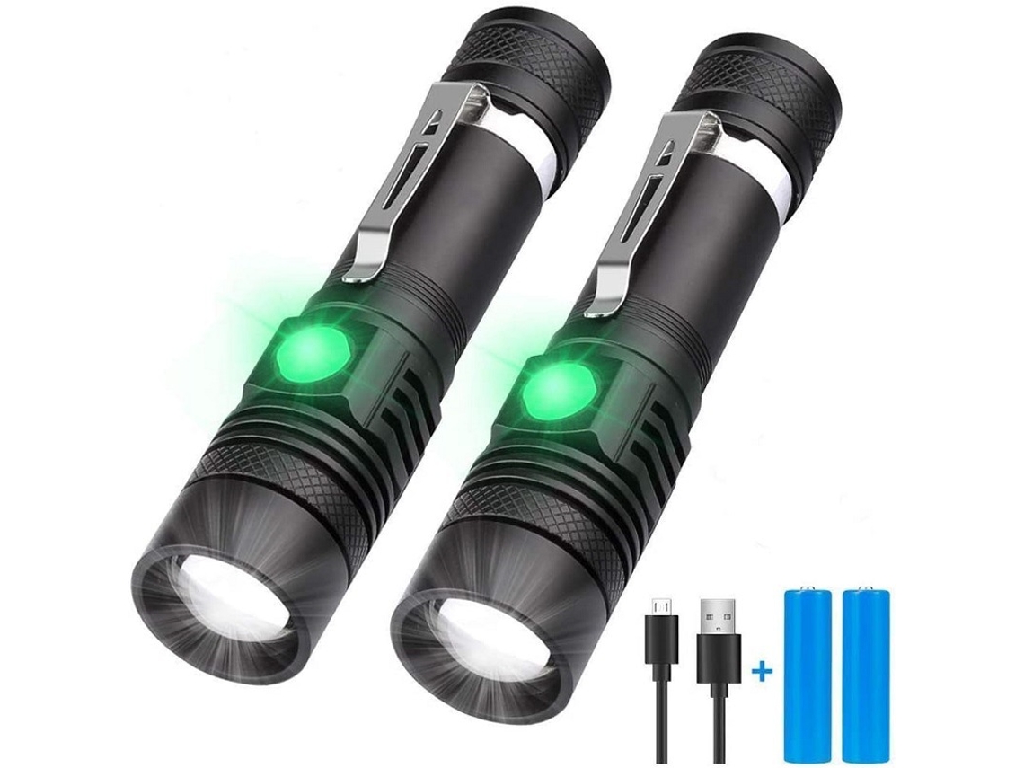 Lanternas Táticas Recarregáveis, Led De Alto Brilho Aquaforge