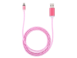 2026zentro-cabo De Carregamento Magnético Reto Com Fast Charging Para Iphone (rosa) Cabeamento De Dados