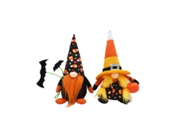 Decoração De Halloween Laxiscreed Boneco Anão Sem Rosto Com Aranha Para Evento Assustador