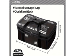 Bolsa de Armazenamento Dobrável Grande Capacidade para Equipamentos Camping Ao Ar Livre, Organizador Multifuncional À Prova D'água. AQUAFORGE