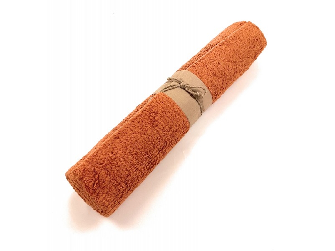 Tappeto Bagno Fazzini Di Puro Cotone Reversibile 60x110 Color Copper