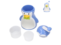 Máquina Manual De Raspadinha Em Formato Pinguim, Azul, Eletrodoméstico Portátil, Com Recipiente, Acessório Cozinha. -aquaforge