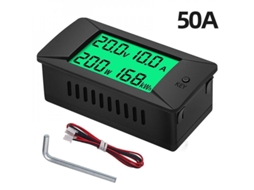Meter digital LINJOU DC 0-300V 50A/100A/200A/300A, LCD, multímetro de energia