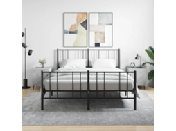 Vidaxl Mesa Cabeceira 2pcs 40x40x50 Cm Derivados Madeira Cinza Cimento