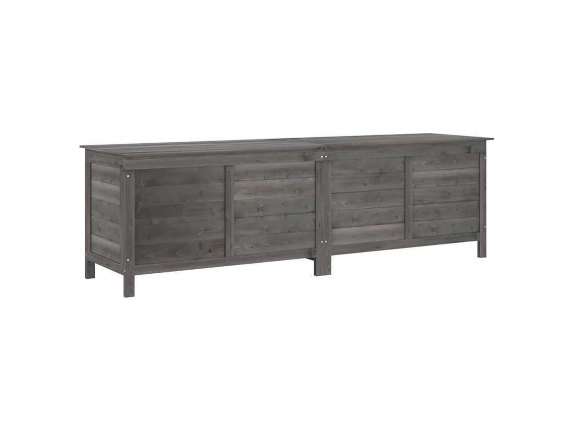 Maison Exclusive - Caixa Arrumação P/jardim 198,5x50x56,5cm Abeto Maciço Antracite