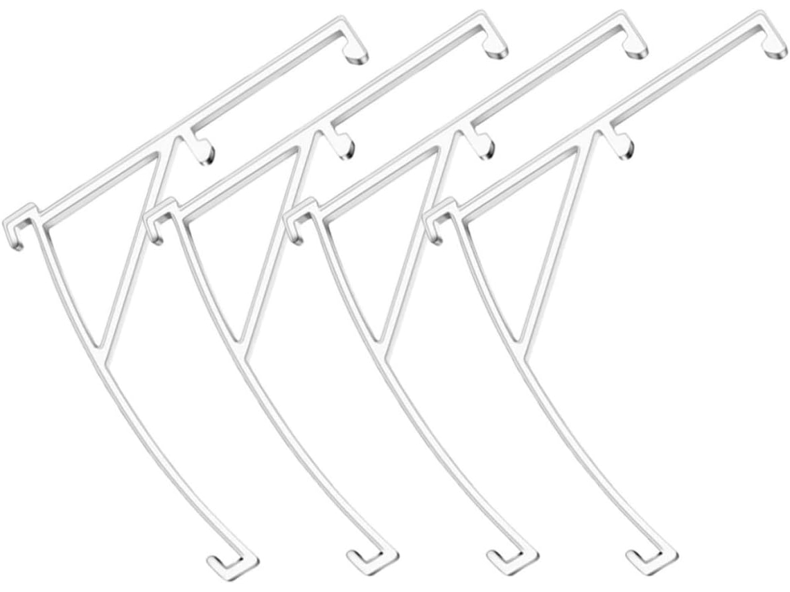 Grampos Para Persianas Verticais, 8, 9cm 3, 5 Polegadas, Pacote Com 4 Unidades, Material Plástico, Design Minimalista