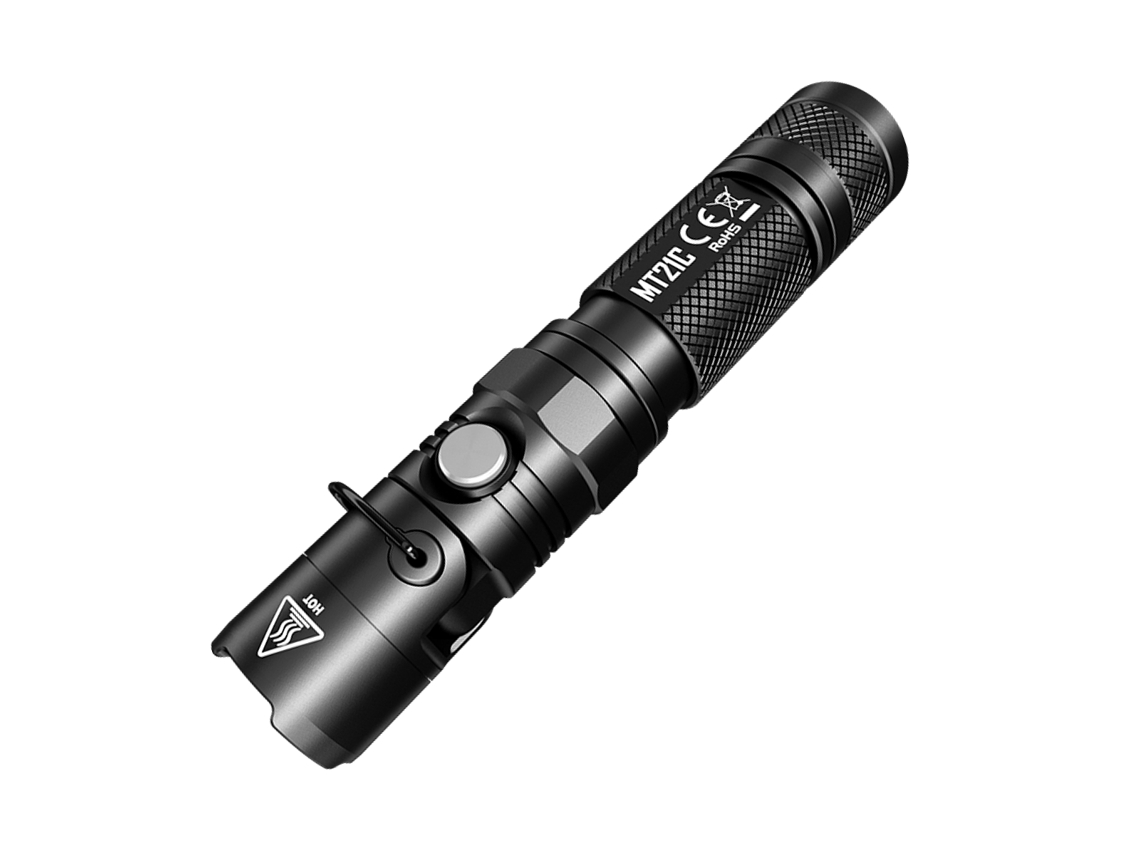 Lanterna Led Nitecore Mt21c Xp-l Hd V6 1000lm Com 8 Modos E 90 Níveis De Brilho Ajustável Para Campismo