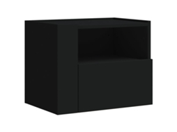 Wall-mounted Bedside Cabinet, Wall-mounted Bedside Cabinets Vidaxl Branco Madeira Processada (n/a)