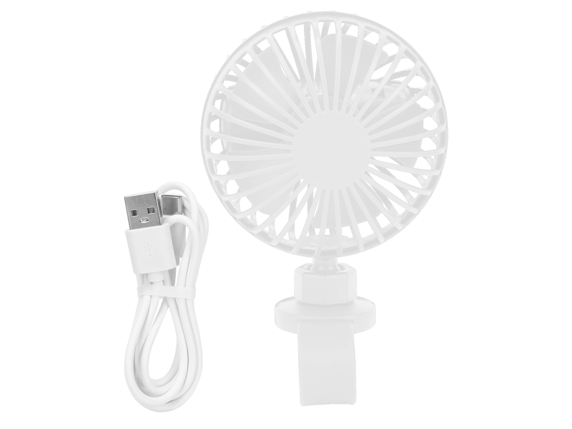 Mini ventilador USB portátil para pulseira com alça