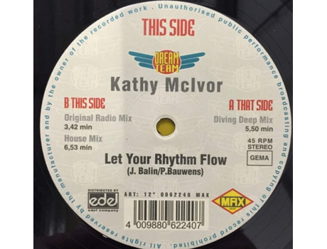 Vinil Let Your Rhythm Flow Dream Team, Max Music